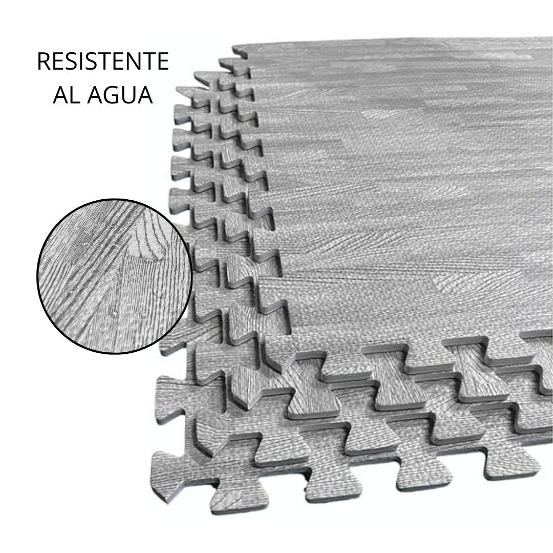 Jowy Tatami Puzzle 1cm 60x60cm – Pack 4 Uds (t60-4) Parquet Gris_4