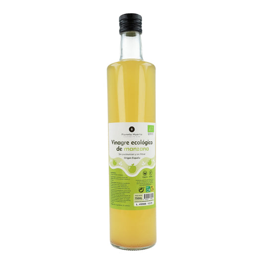 Planeta Huerto Vinagre de maçã biológico não filtrado 750 ml