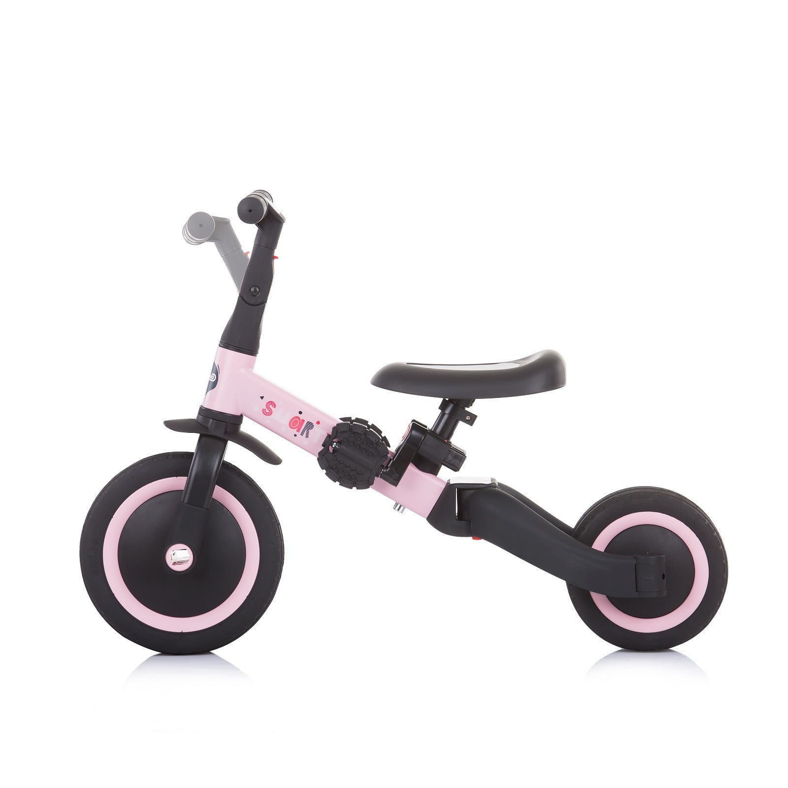 Triciclo Convertible En Bicicleta Con Pedales Smarty Pink_3