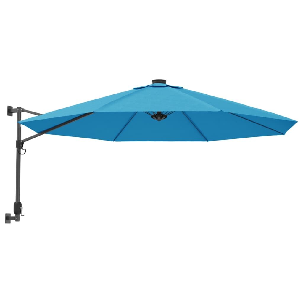 Vidaxl Sombrilla De Pared Azul Mar 290 Cm_0