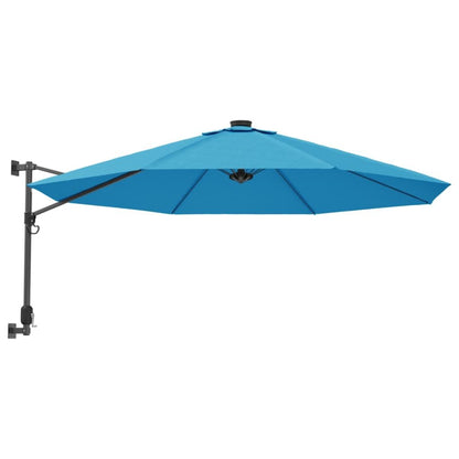Vidaxl Sombrilla De Pared Azul Mar 290 Cm_0