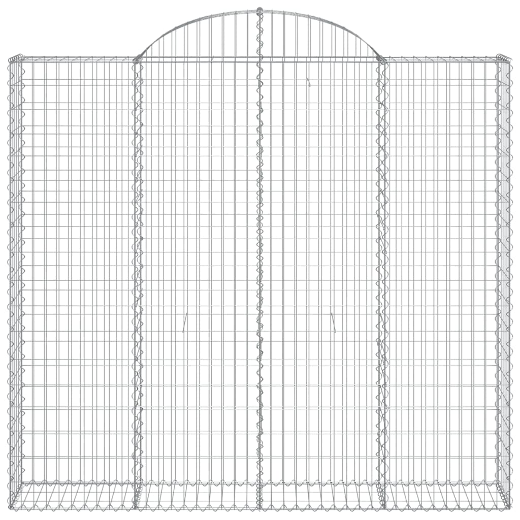 Cestas De Gaviones 7 Uds Forma De Arco Hierro 200x50x180/200 Cm_3
