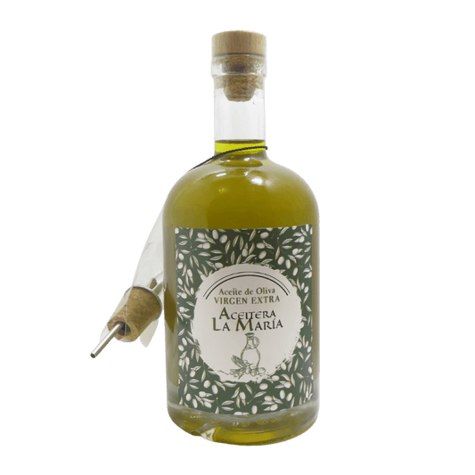 Aceite De Oliva Virgen Extra 50 Cl Cristal Con Vertedor Metálico Cosecha 2025-2026_0