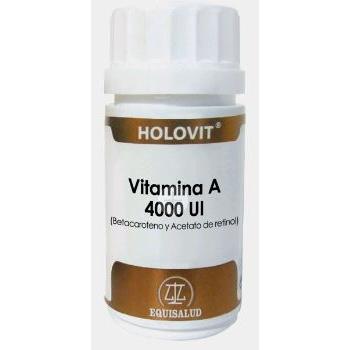 Holovit Vitamina A 4000 UI 50 Cápsulas Equisalud