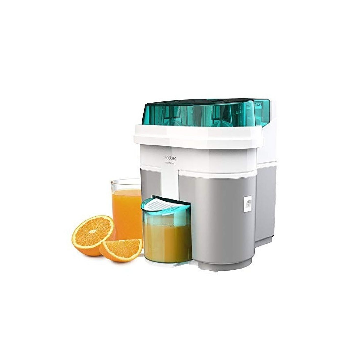 Exprimidor Naranjas Eléctrico Essentialvita Twice White. 90 W, Doble Cabezal Y Cortador, Filtro Para Pulpa, Vaso 500ml, Piezas Aptas Para Lavavajill_0