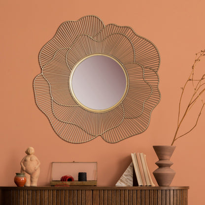 Espejo De Pared Rosa 77 Cm_1