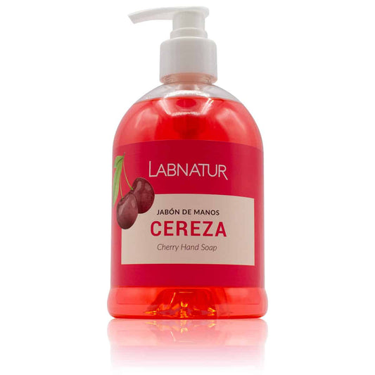 Jabón de Manos Cereza Labnatur 500 ml | Aroma Dulce | Limpieza Suave | Uso Diario_0