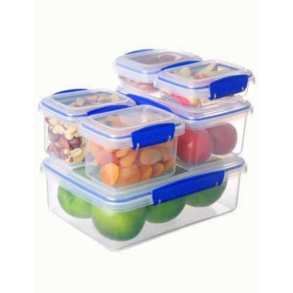 Pack de recipientes herméticos Klip It System 6 unidades