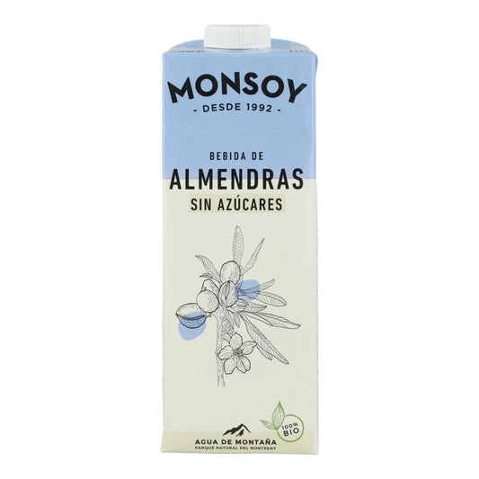 Bebida de amêndoa sem açúcar Monsoy 1 L
