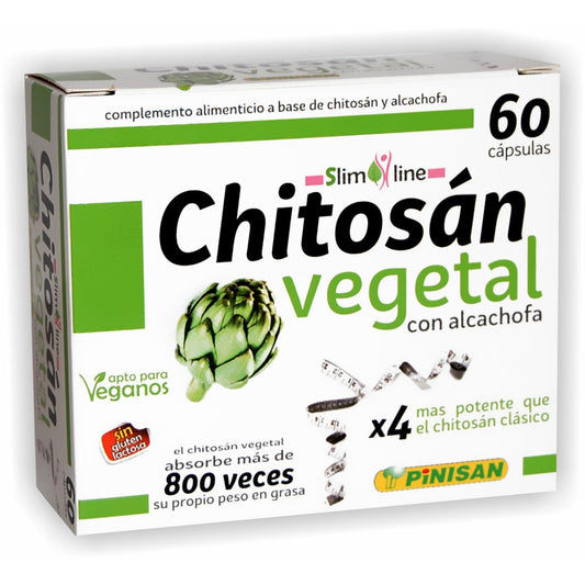 Siluplan Quitosana Vegetal com Alcachofra 60 Cápsulas Pinisan
