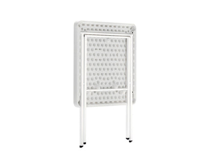 Zown Mesa Plegable 69 X 69 Cm Para Terrazas Bistrot70 Blanca_5