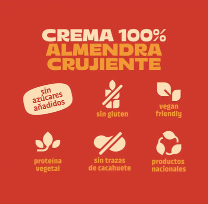 Crema 100% almendra crujiente The Nut Club 180g_5