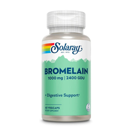 Solaray Bromelaína, 60 cápsulas