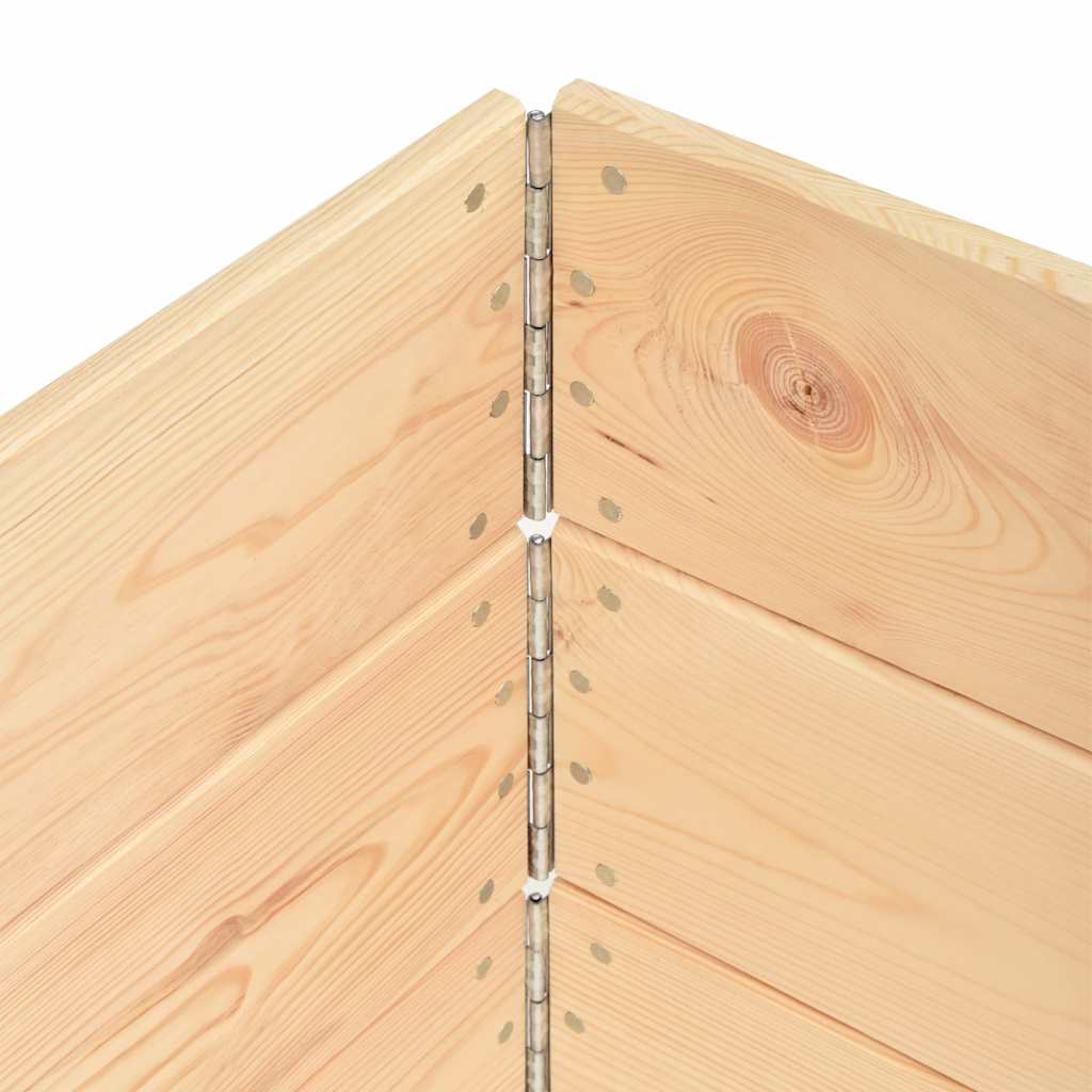 Arriates De Madera Maciza De Pino 3 Unidades 60x80 Cm_5