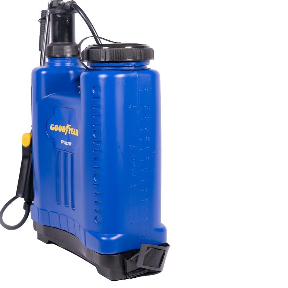 Goodyear - Mochila Pulverizadora Manual 16 Litros. Pulverizador Presión Retenida 1,4 Bar Presión Abierta 2 Bar Presión Cerrada.._1