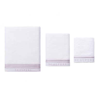 Juego De 3 Toallas Blancas (tocador 30x50cm, Manos 50x100cm Y Baño 90x150cm) Scalpers Home_0