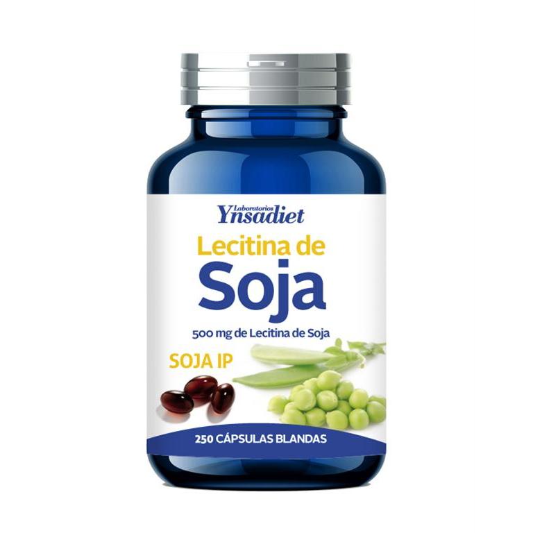 Suplemento alimentar Lecitina de soja Ynsadiet 250 pérolas