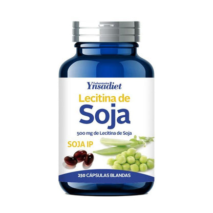 Suplemento alimentar Lecitina de soja Ynsadiet 250 pérolas