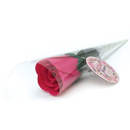 12 Rosas De Jabón Para Baño Aromático Y Relajante (fucsia) - Regalo Original Para Días Especiales - Aroma Atalcado_2
