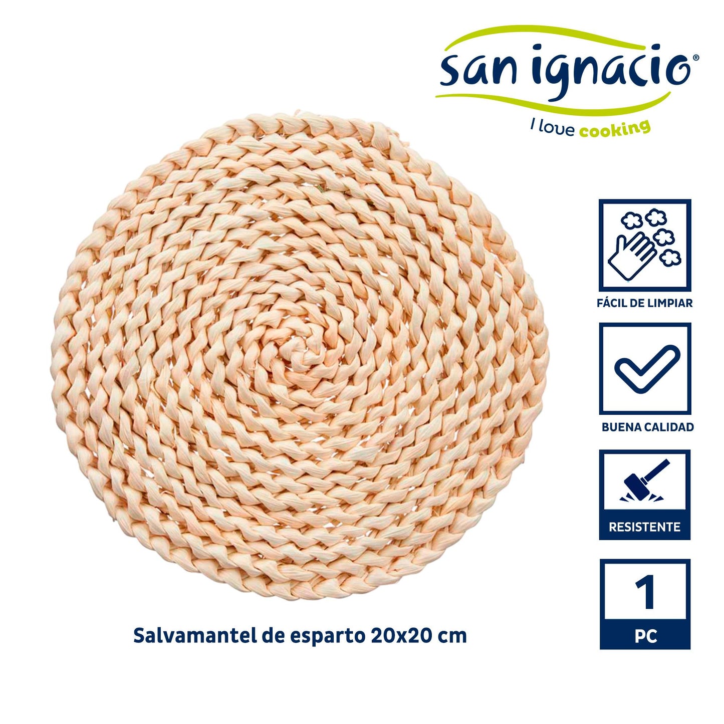 Salvamantel Esparto Redondo 20cm Colección Kinvara_1