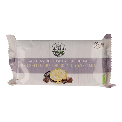 Bolachas de espelta recheadas com chocolate Eco-Salim, 80 g