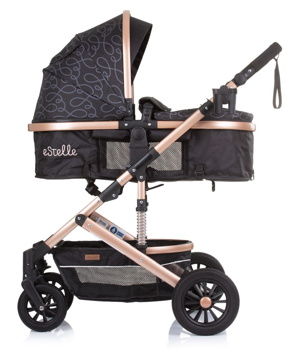 Carrito De Bebé Estelle Dúo Convertible Ebony_1