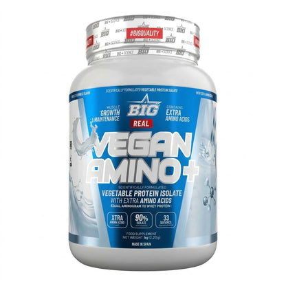 Real Vegan Amino+ - 1kg - Cookies &amp; Cream - Proteína Vegetal - Big_0