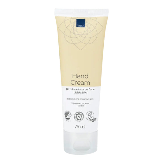 Crema de Manos 21 % Lípidos sin perfume Abena 75 ml