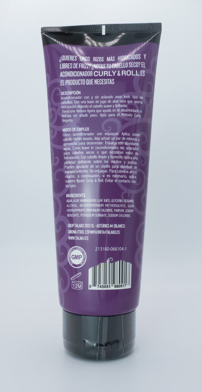 Acondicionador + Leave In Curly And Roll Talaku 250ml_1