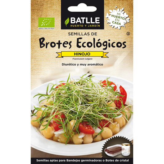 Sementes de Rebento Orgânico de Funcho Batlle