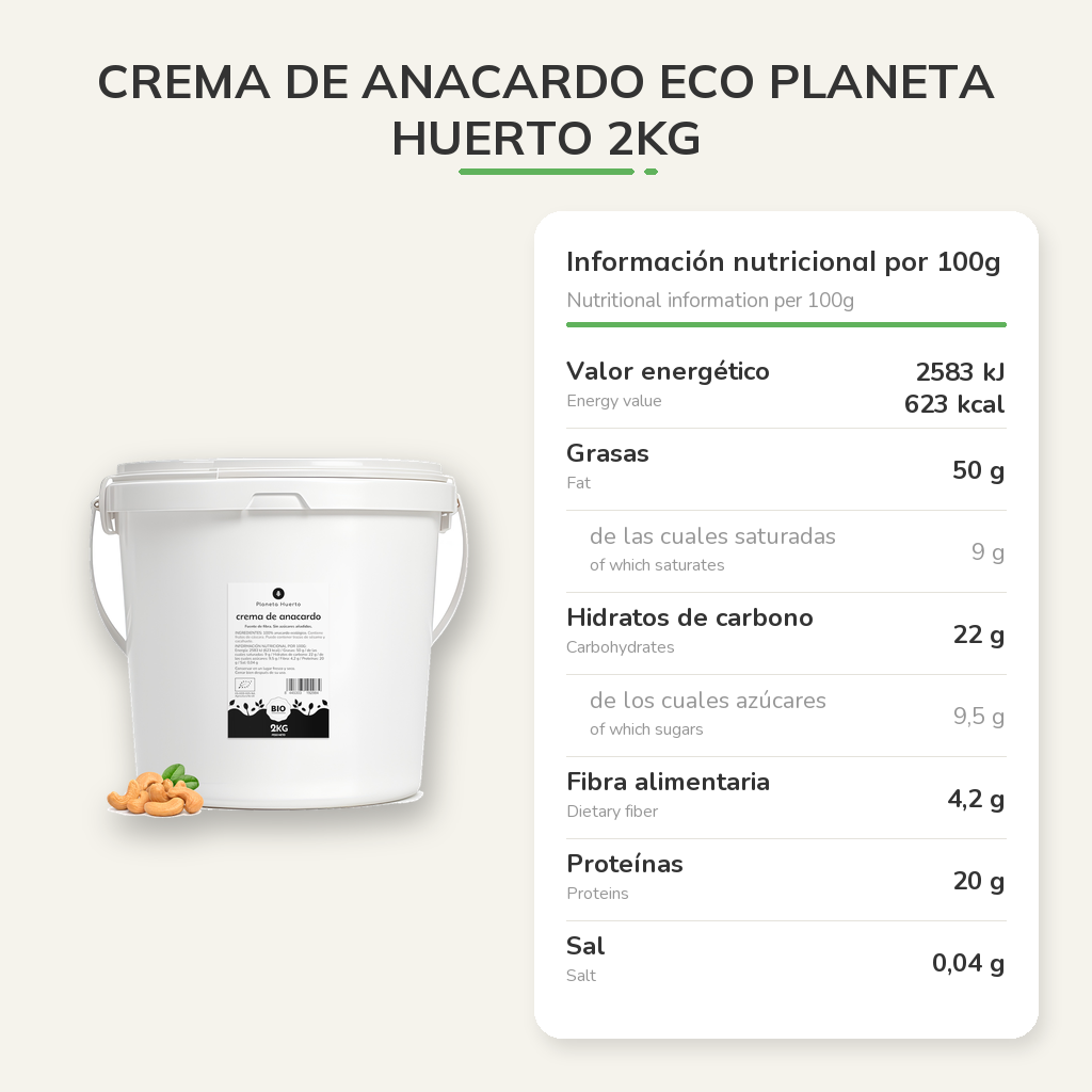 Información nutricional