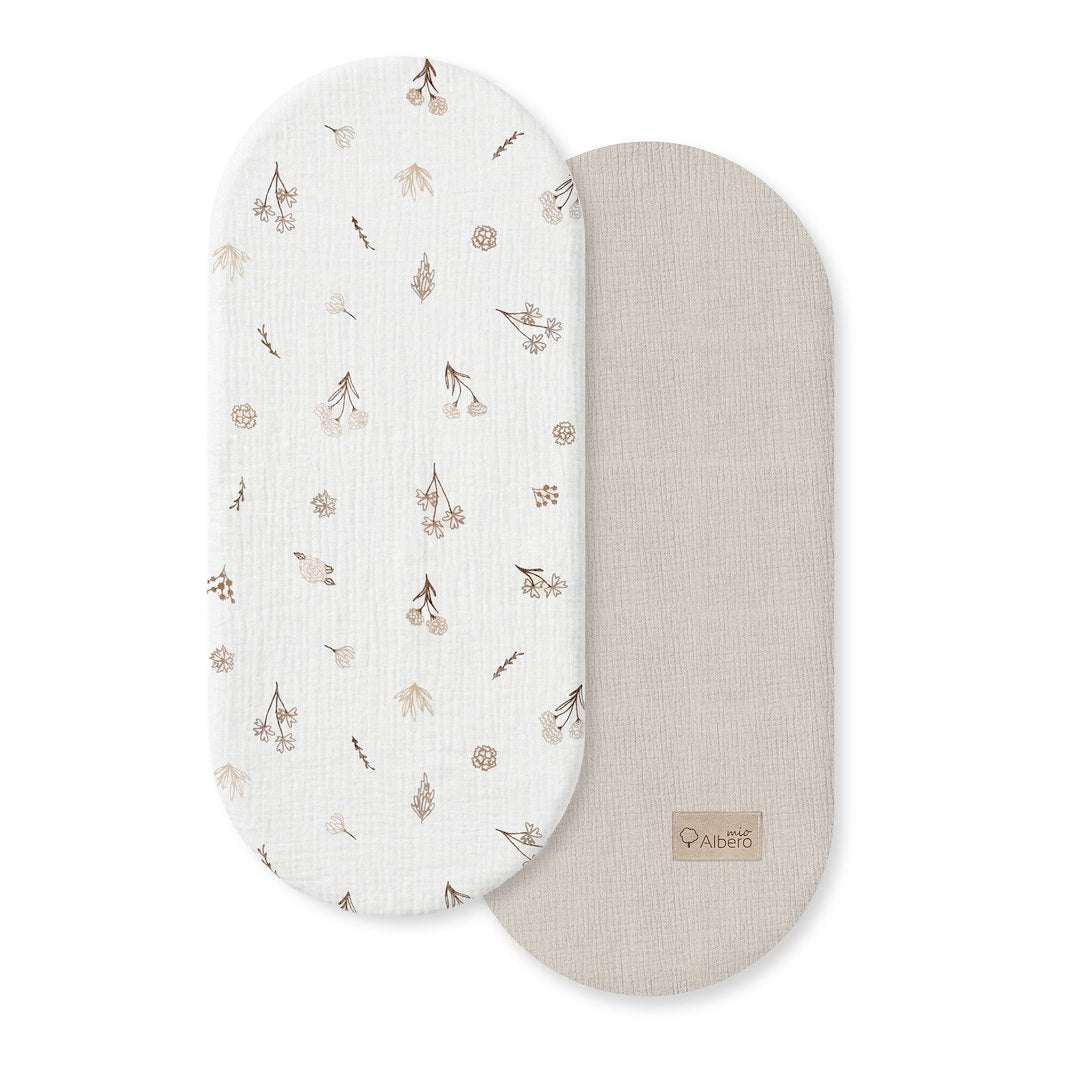 Pack 2 Bajeras Capazo Muselina Wild Flowers_0