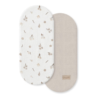 Pack 2 Bajeras Capazo Muselina Wild Flowers_0