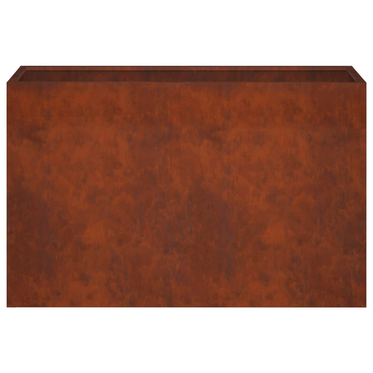 Macetero De Jardín Oxidado 80 X 30 X 40 Cm Acero Oxidado_3