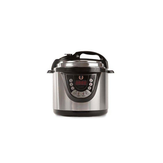 Panela de Pressão Elétrica Programável GM Modelo D. 1000 W, Multifunções, 9 Menus, Função Fritar, Capacidade de 6 L, 90 KPa, Guiada por Voz, Progra