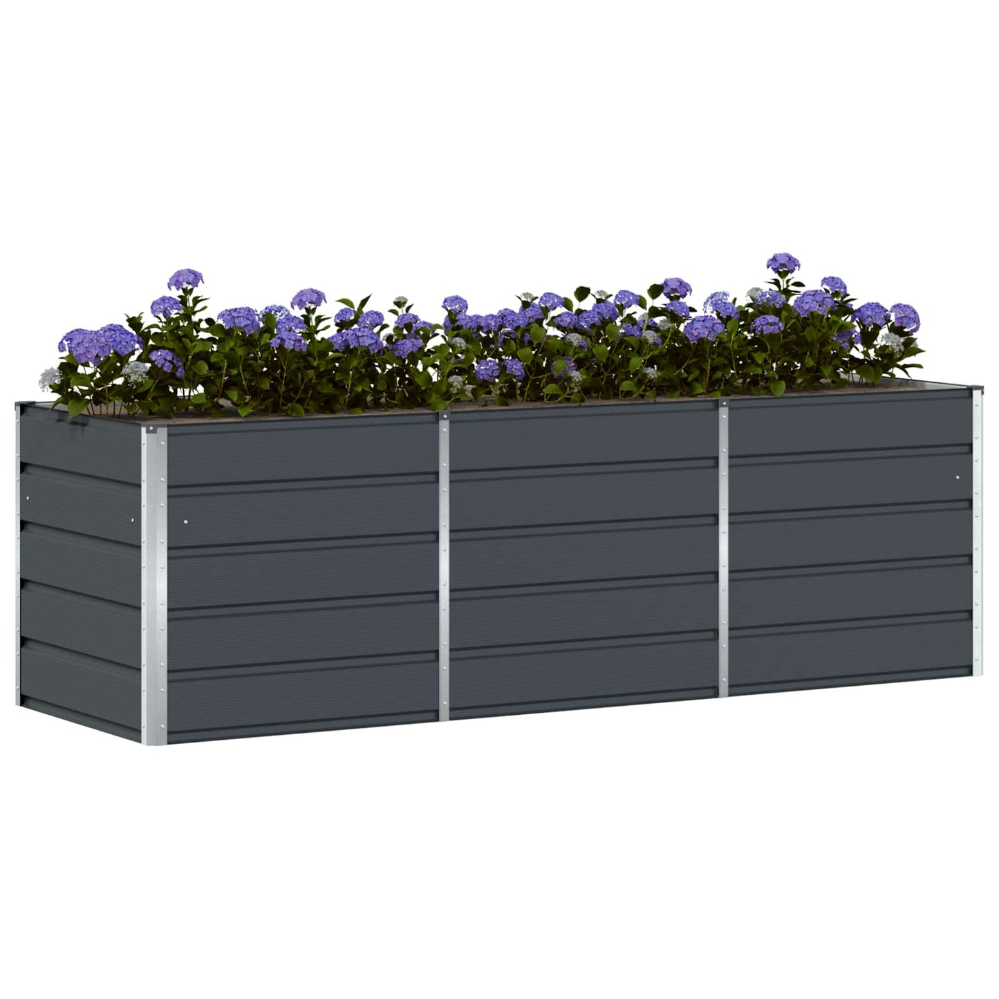 Jardinera Antracita 240 X 80 X 75 Cm Acero_2
