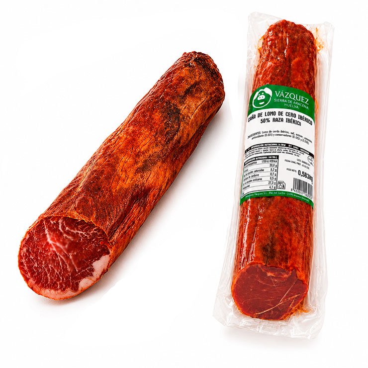 Caña De Lomo De Cebo Ibérico (medias Piezas De 0,5 A 0,6 Kg)_0