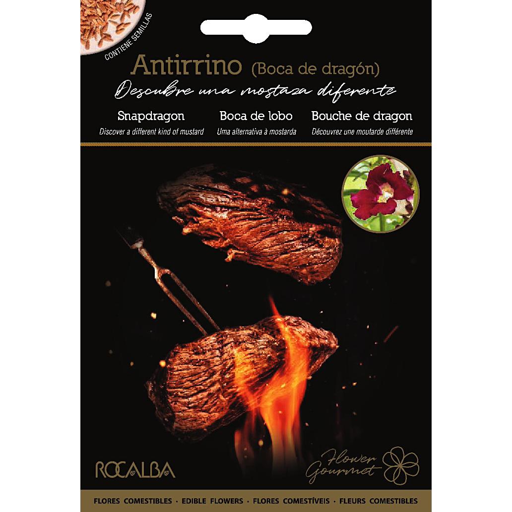 Sementes de flores comestíveis de Antirrhinum Snapdragon Rocalba