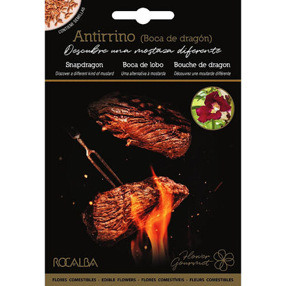 Sementes de flores comestíveis de Antirrhinum Snapdragon Rocalba