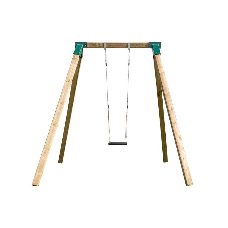 Columpio Individual De Madera Cuadrada Masgames Karai Deluxe Adultos Con Cuerdas._0