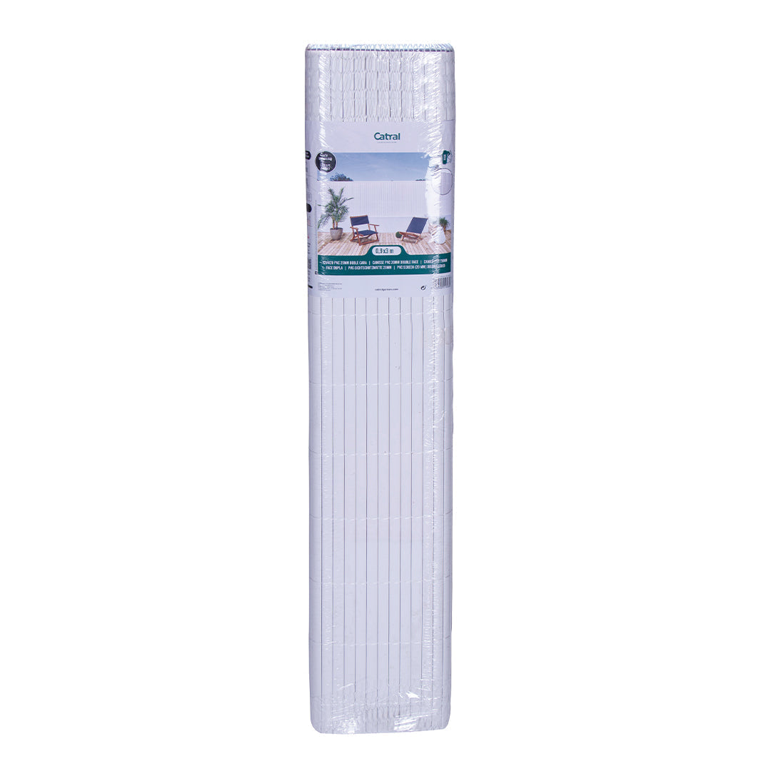 Cañizo Pvc Superior D/c Blanco - Ideal Para Protección Y Estética 2x3 M / Multicolor_2