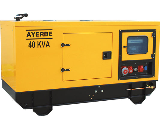 Ayerbe - 5419126 - Grupo Electrógeno Ay - 1500 - 30 Trifásico Lombardini Agua Insonorizado_0