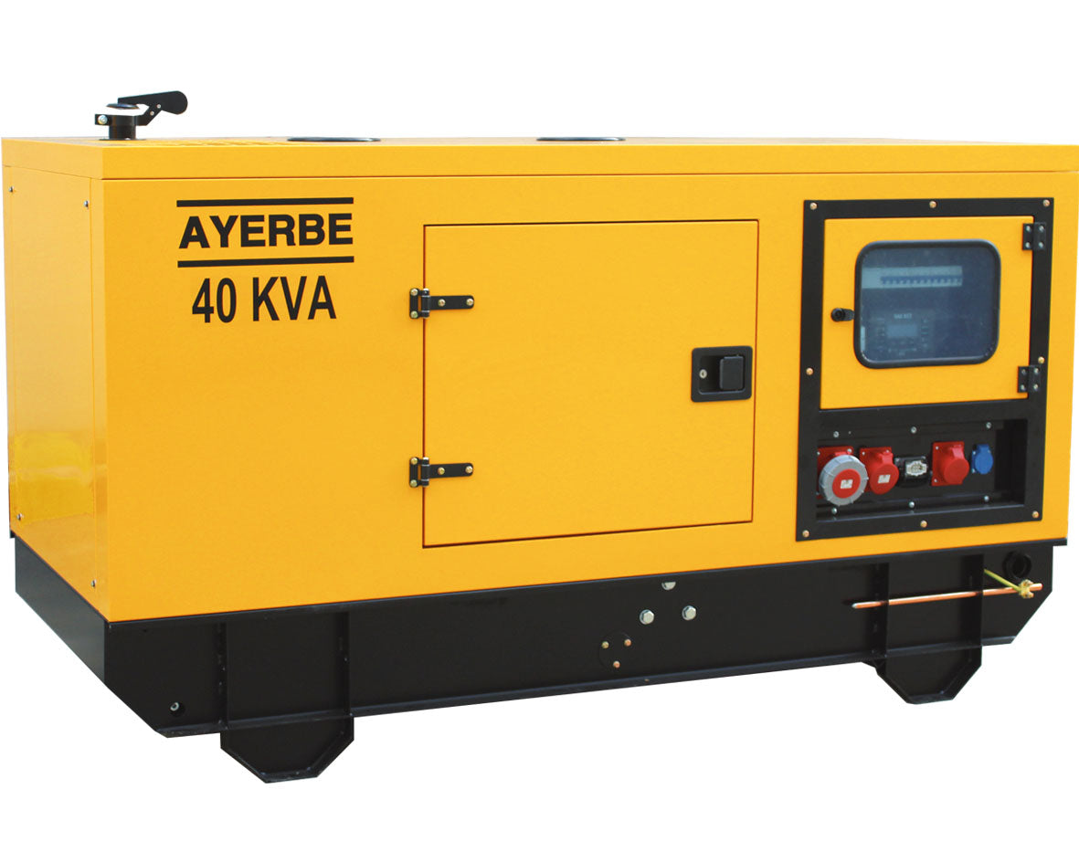 Ayerbe - 5419127 - Grupo Electrógeno Ay - 1500 - 30 Trifásico Lombardini Agua Insonorizado Auto_0