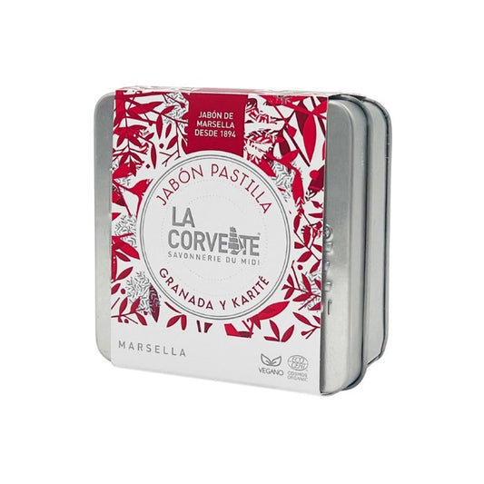 Caixa presente metálica Sabonete Romã &amp; Karité La Corvette