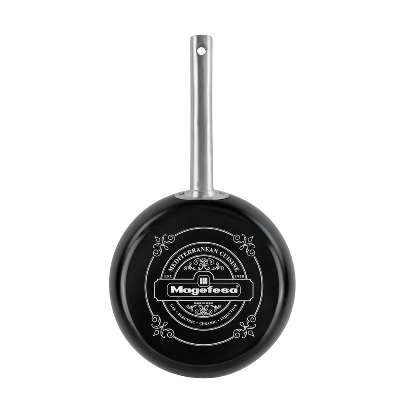 Sartén 'ares' Ø22cm Acero Esmaltado Negro Magefesa_5