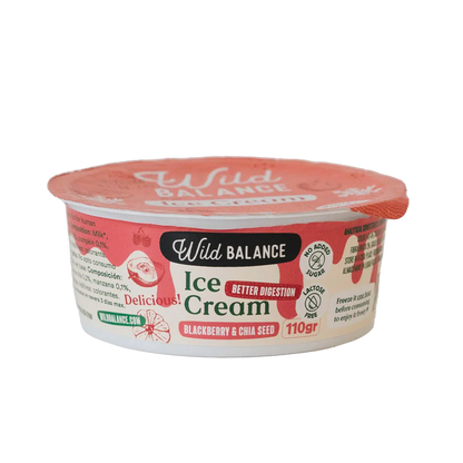 Yogur Helado de Mora con Prebióticos Naturales Wild Balance 110 g
