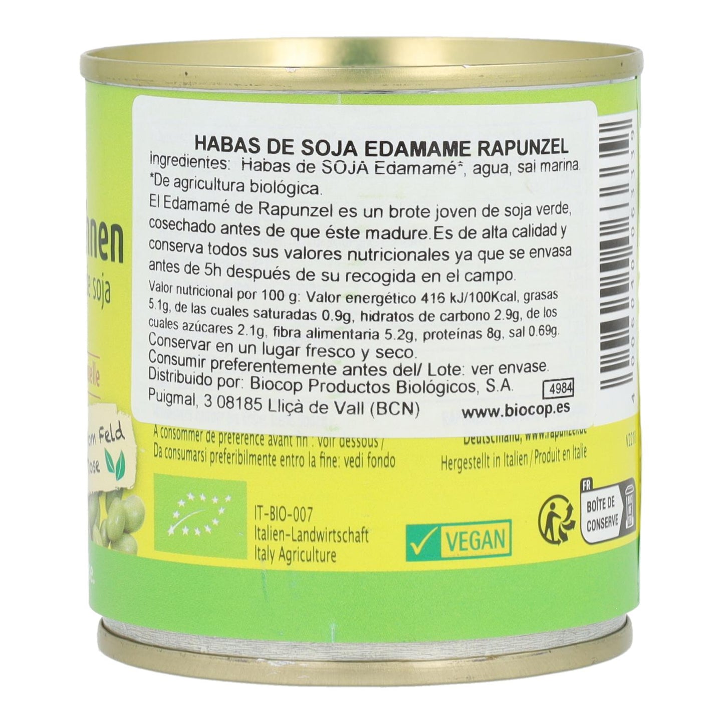 Rapunzel Edamame Soja, 200 g