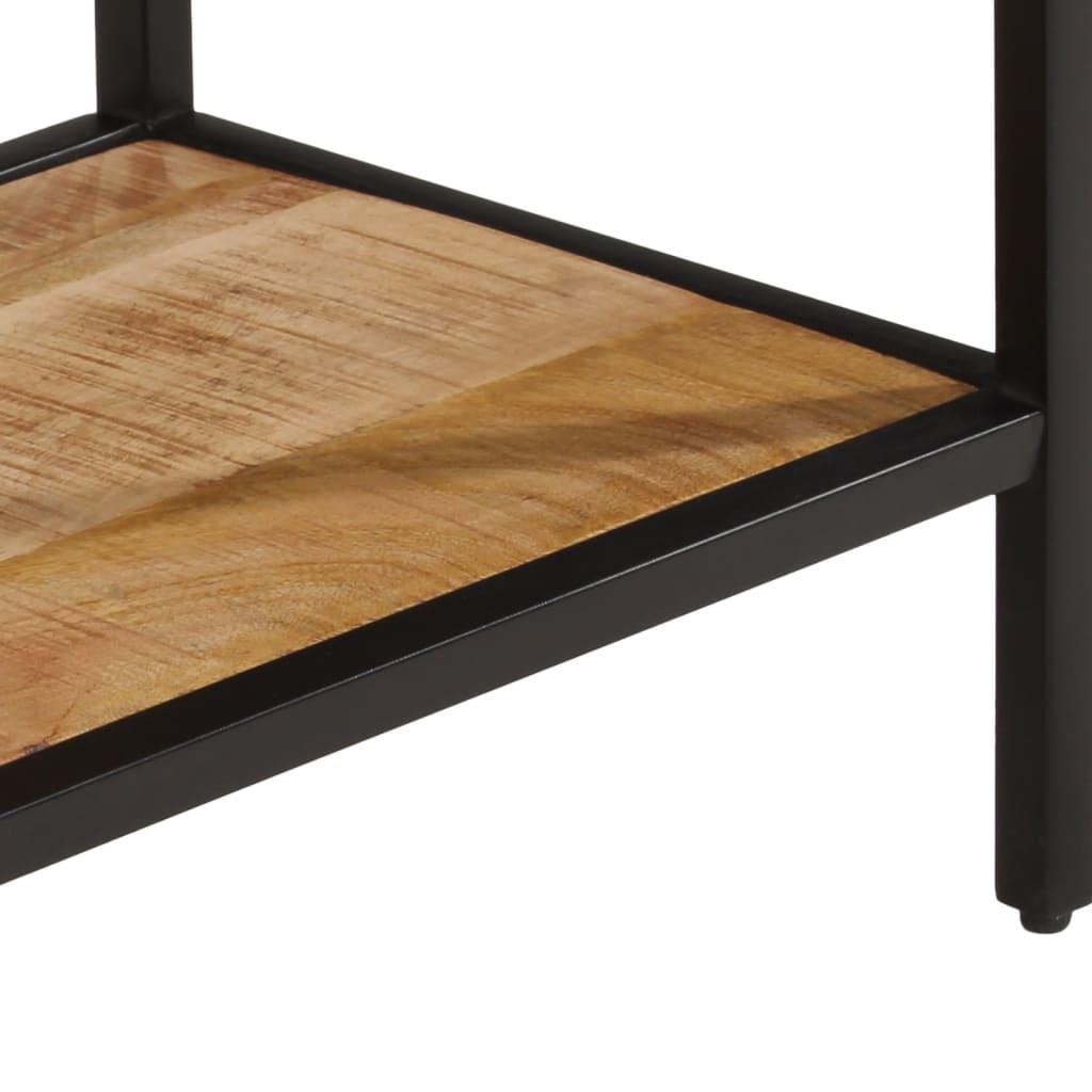 Mesa Consola Madera Maciza De Mango Rugosa 100x35x70 Cm_3
