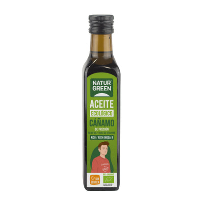 Óleo de Cânhamo Biológico, NaturGreen 250 ml