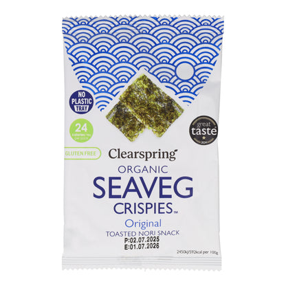 Snack de Alga Nori Biológica Torrada Clearspring 4g